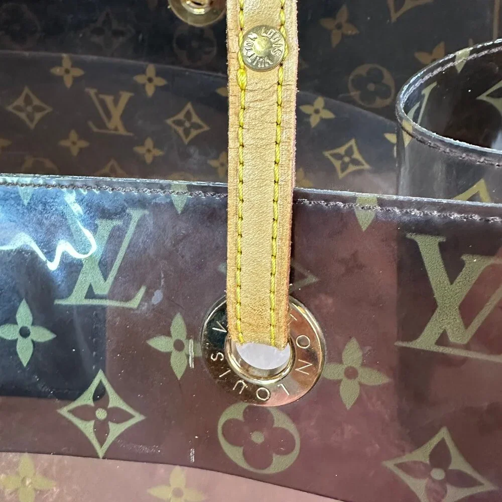 ❌SOLD❌ Authentic Louis Vuitton Limited Edition Monogram Ambre Sac Cabas GM Tote - Picture 9 of 14